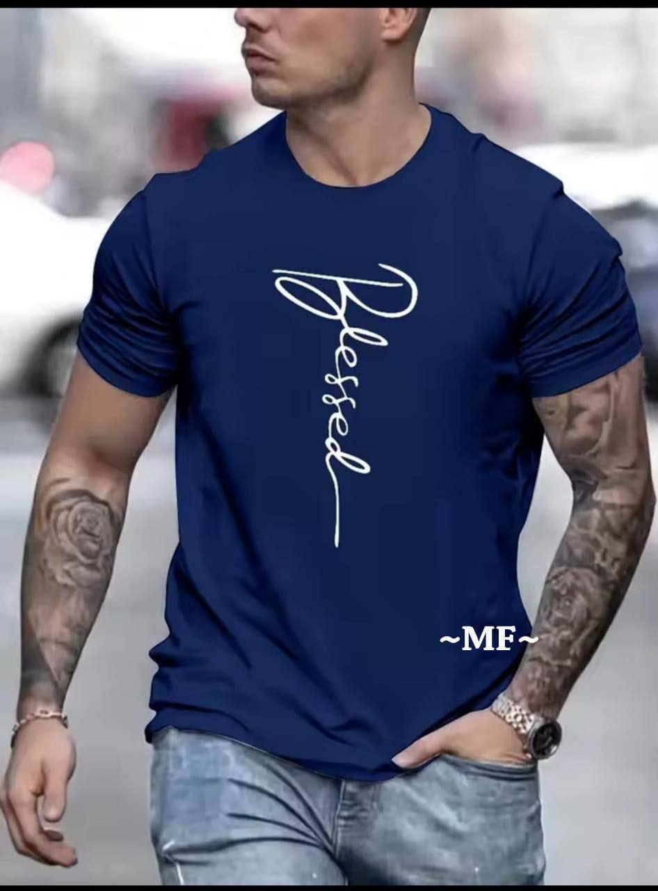 DAZZLING MEN'S TEE - DARK BLUE