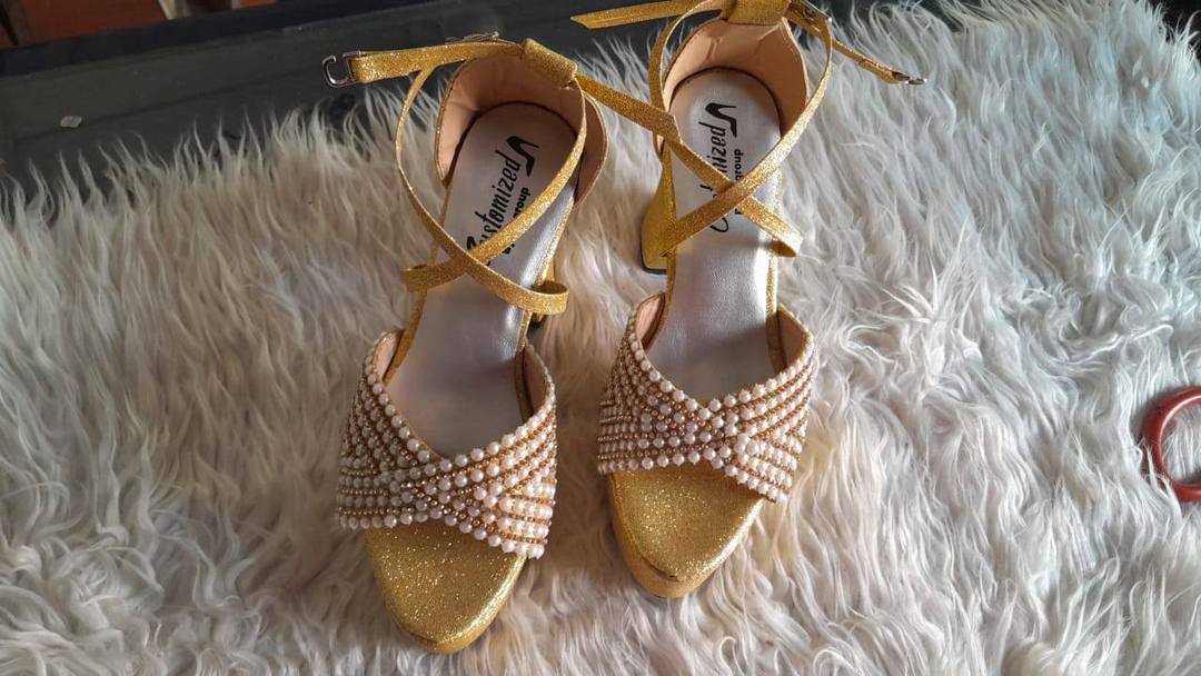 BRIDAL PEARL HEEL