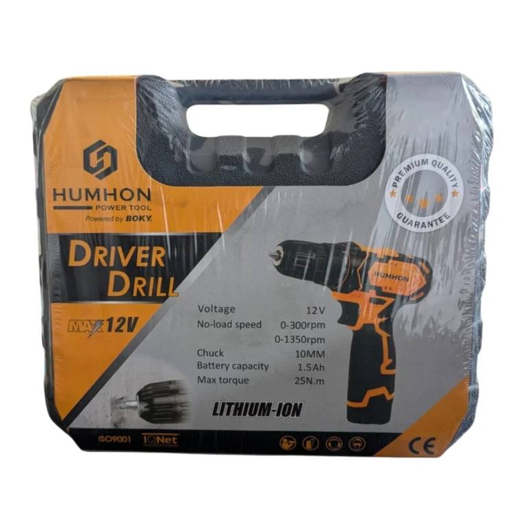 HUMHON CORDLESS DRILL 12V – BK-CD505