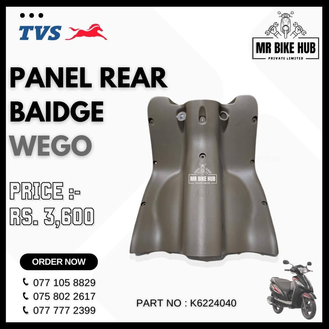 TVS PANEL REAR BRIDE WEGO