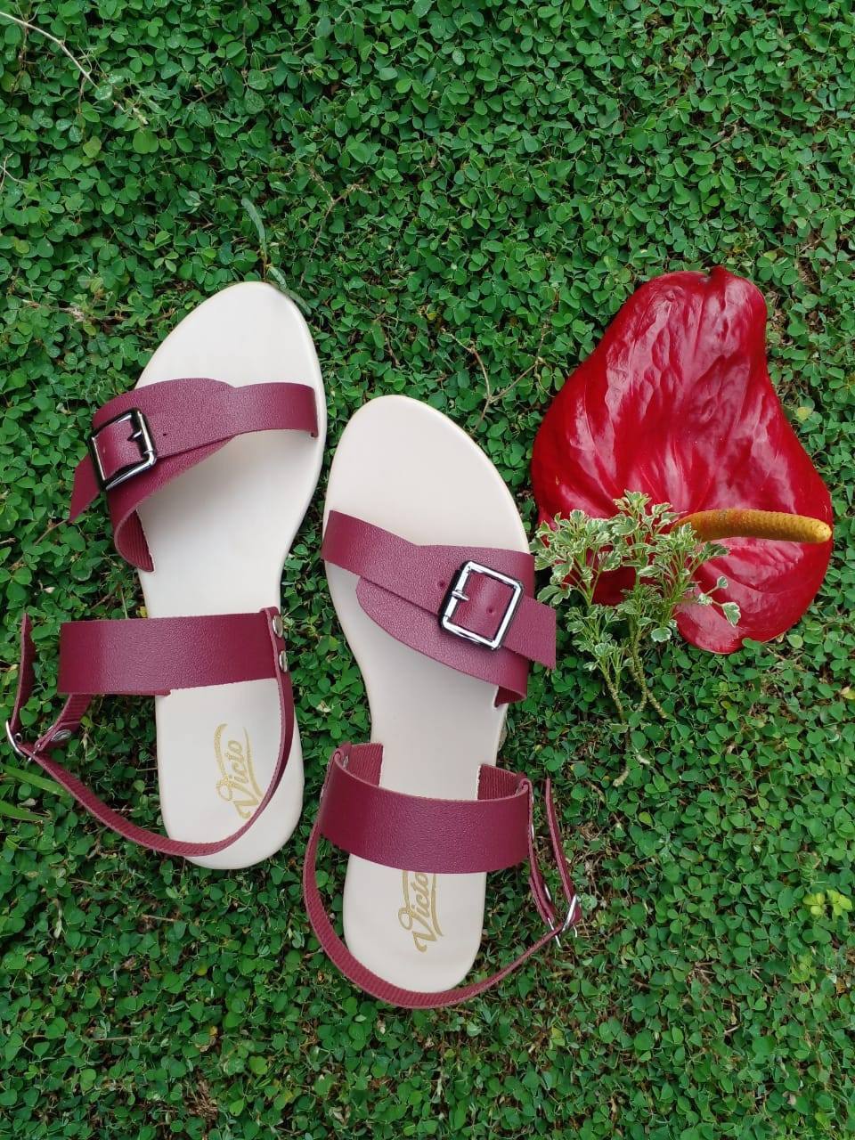 SLIPPERS RED