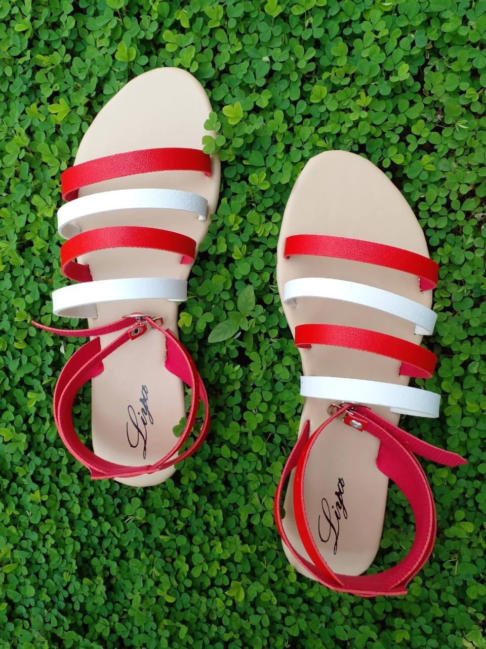 FLAT SLIPPERS RED