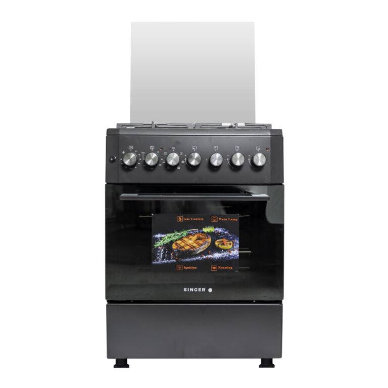 SINGER FREESTANDING OVEN WITH 1 HOT PLATE AND 3 GAS BURNERS 53L – GO-4BEHP