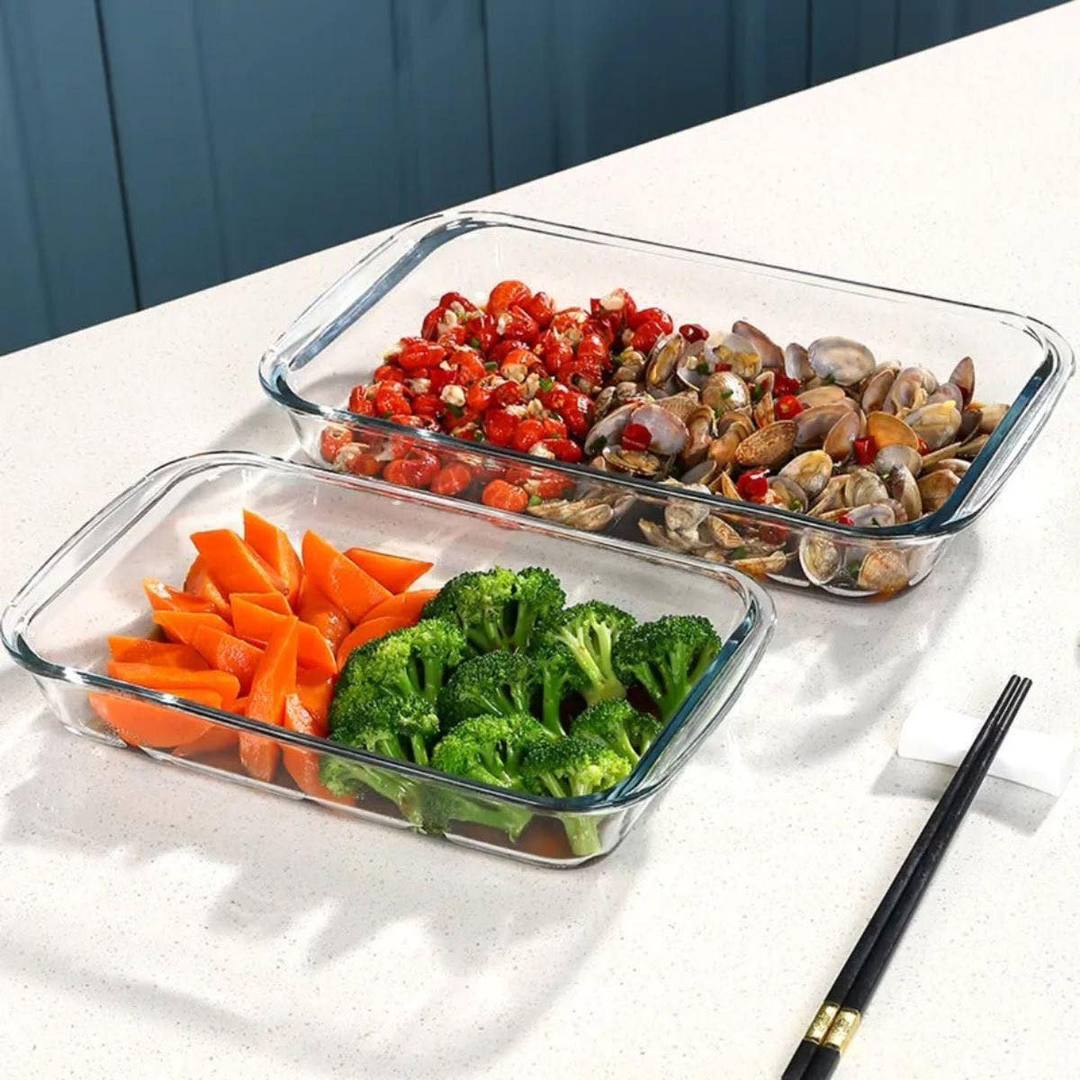 GLASS BAKING TRAY