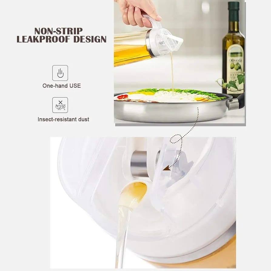 2PCS AUTOMATIC GLASS OIL CONTROL POT