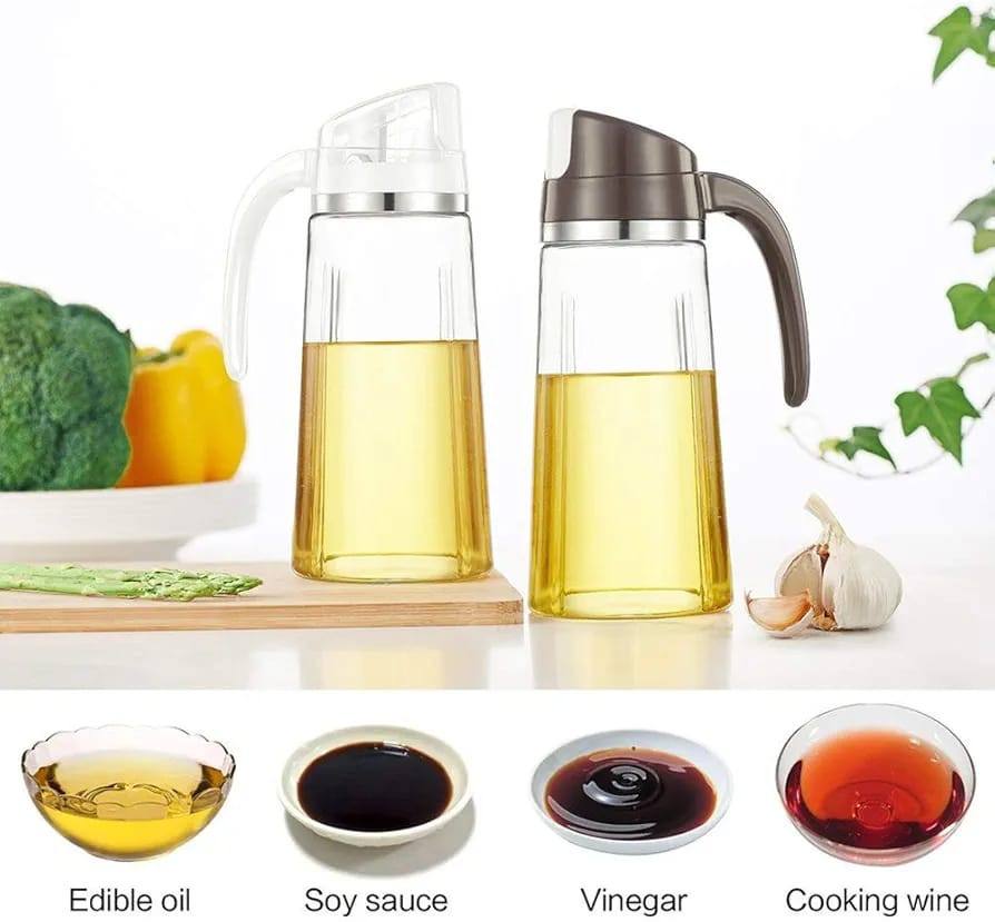 2PCS AUTOMATIC GLASS OIL CONTROL POT AVAILABLE