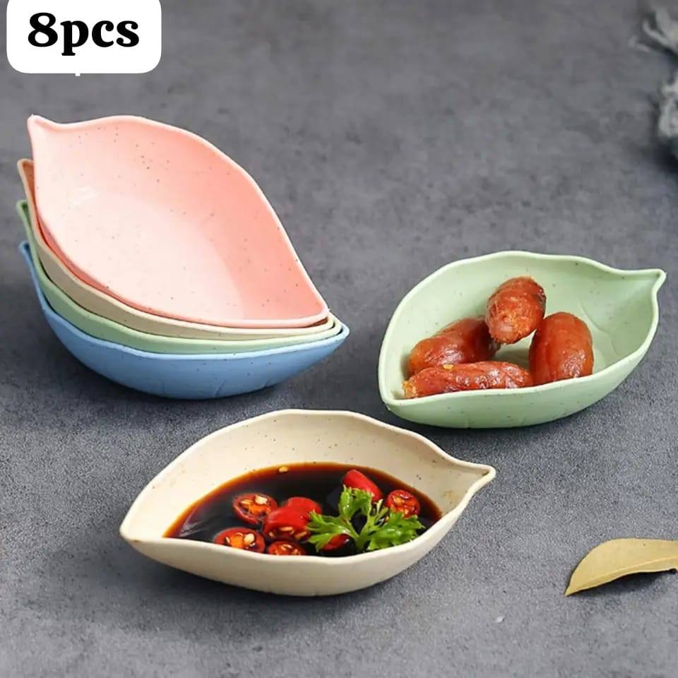 LEAVES SHAPE SEASONING DISH KIDS BOWL