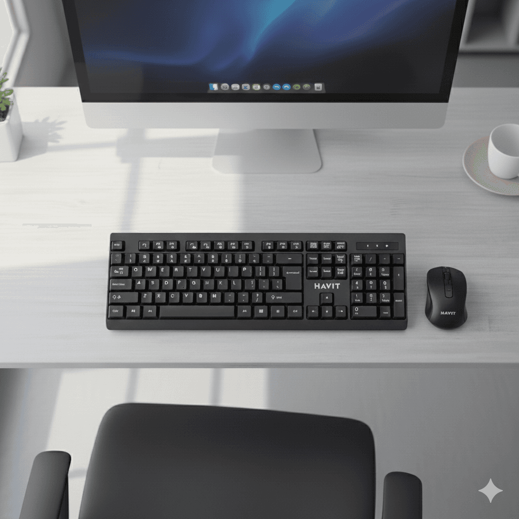 HAVIT KB270CM – WIRED KEYBOARD AND MOUSE COMBO