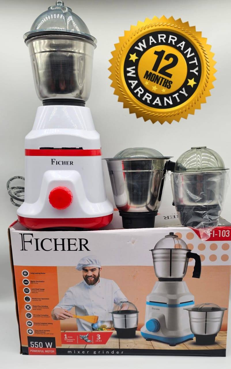 FICHER BRAND 3JAR MIXER GRINDER
