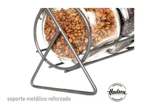 4PCS SPICE JAR SET WITH RACK FOR SALE