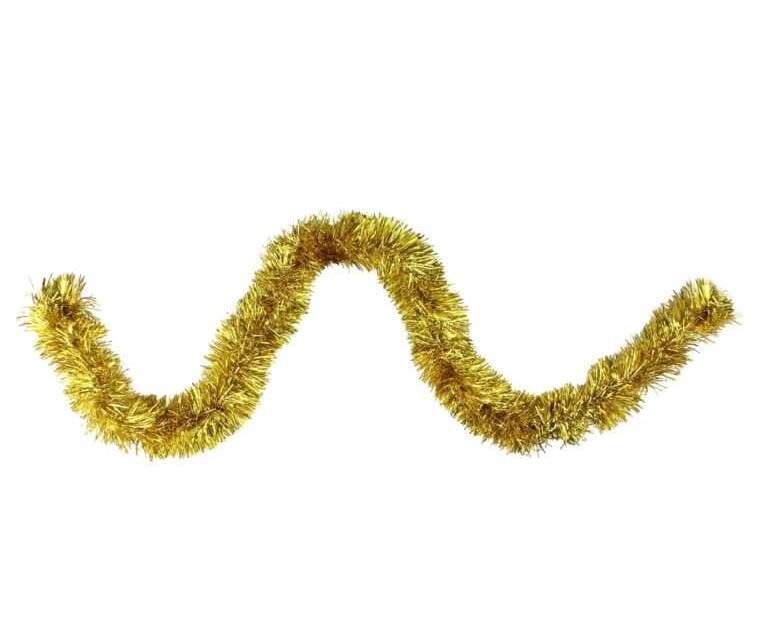 GOLD CHRISTMAS FOIL TINSEL GARLAND