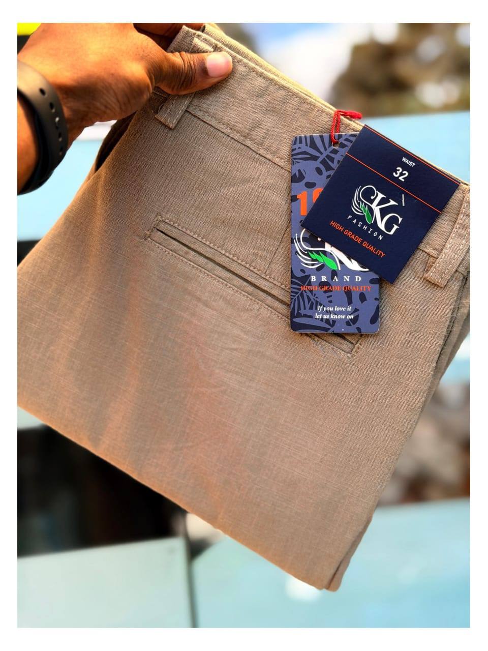 CHINO PANT – LINEN FABRIC