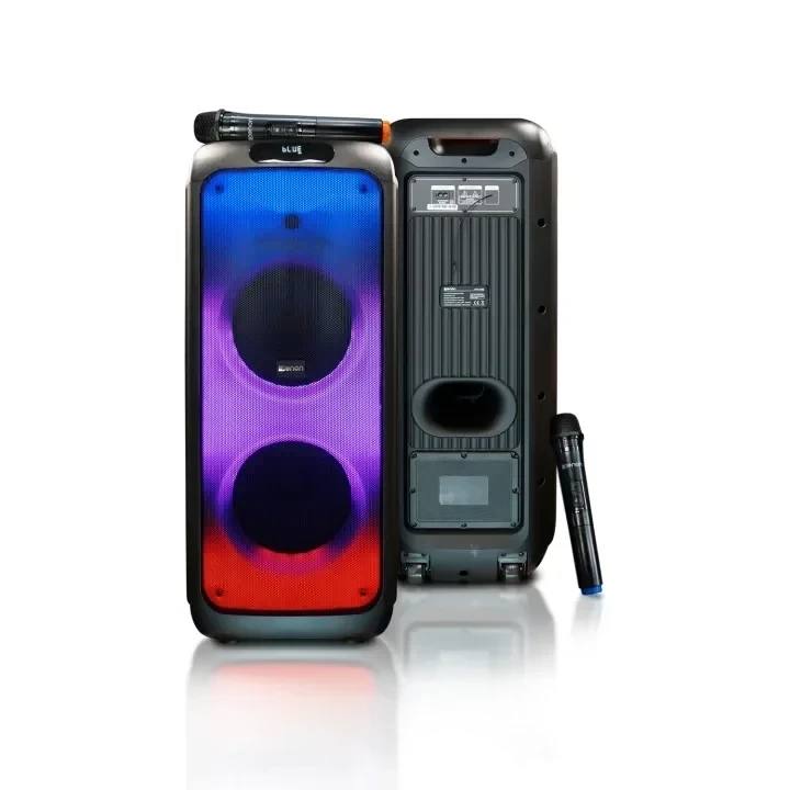 FUJI PORTABLE BLUETOOTH SPEAKER + FREE 2 WIRELESS MIC - FUBS-8220