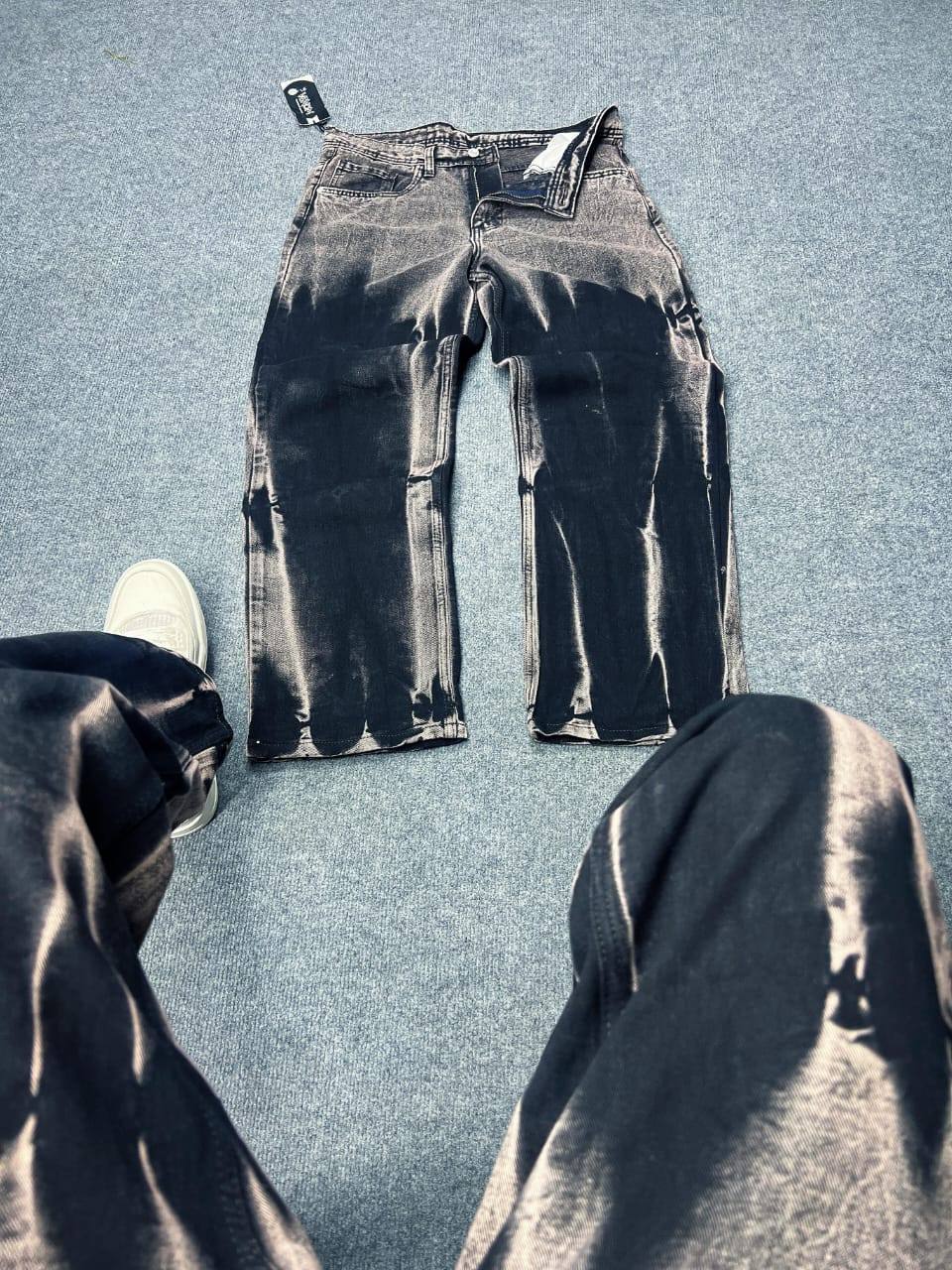 ACID WASH BIG FOLD DENIM AVAILABLE