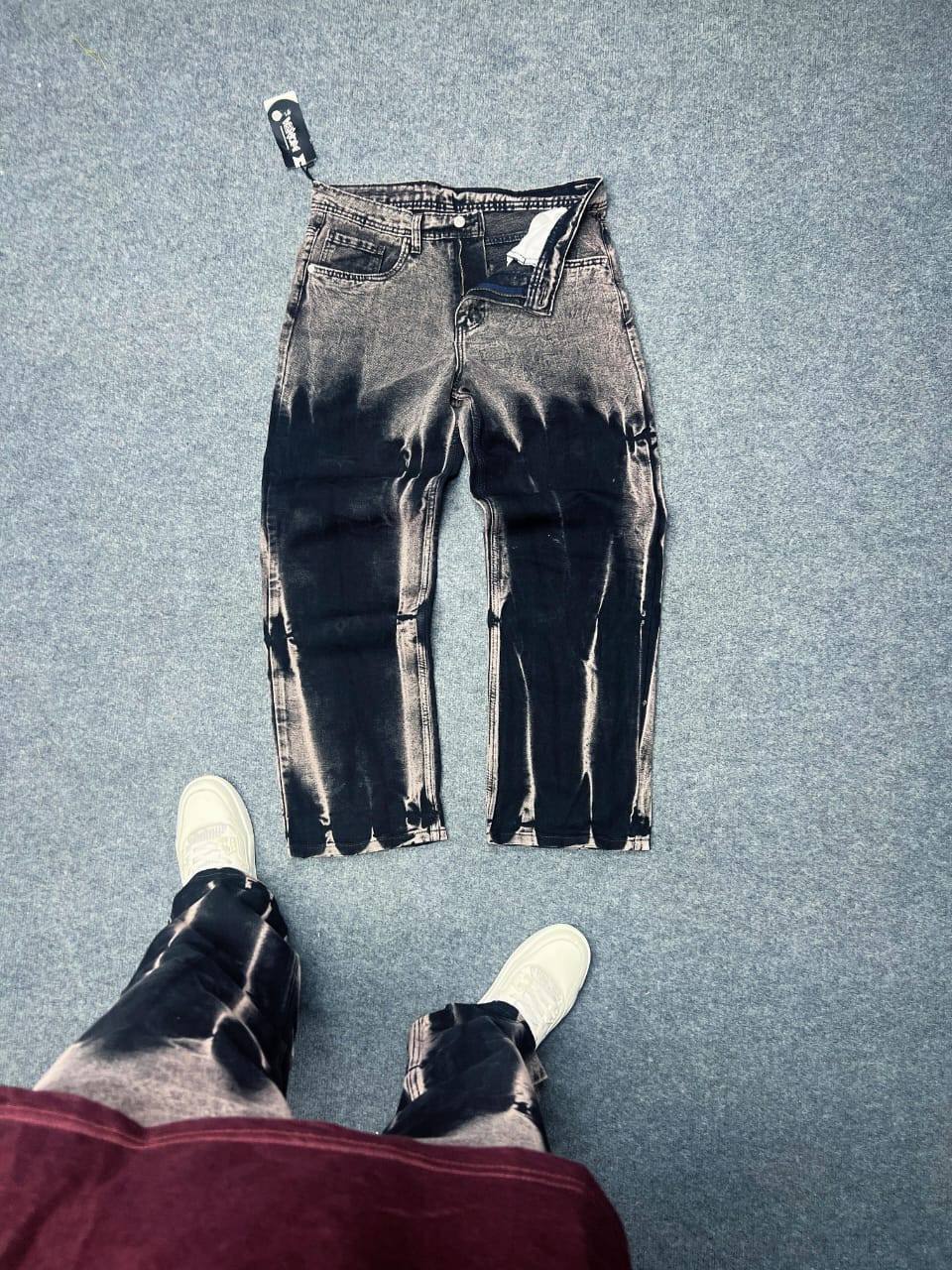 ACID WASH BIG FOLD DENIM AVAILABLE HERE FOR SALE