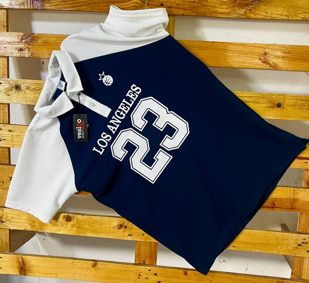 POPCORN COLLAR NUMBER T-SHIRT FOR SALE