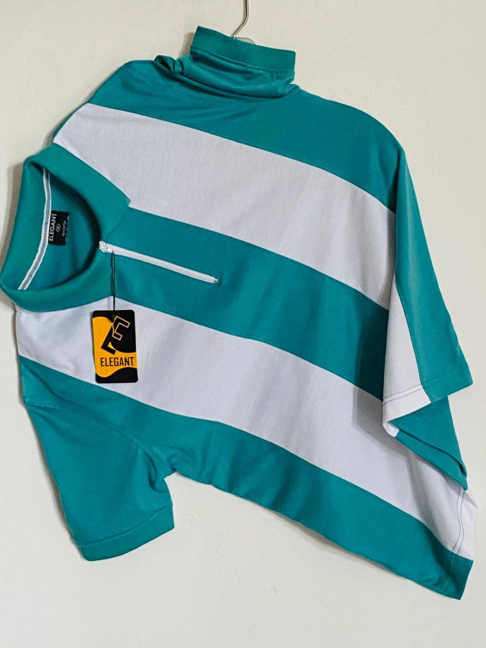 TWO TONE COLLAR T-SHIRT AVAILABLE