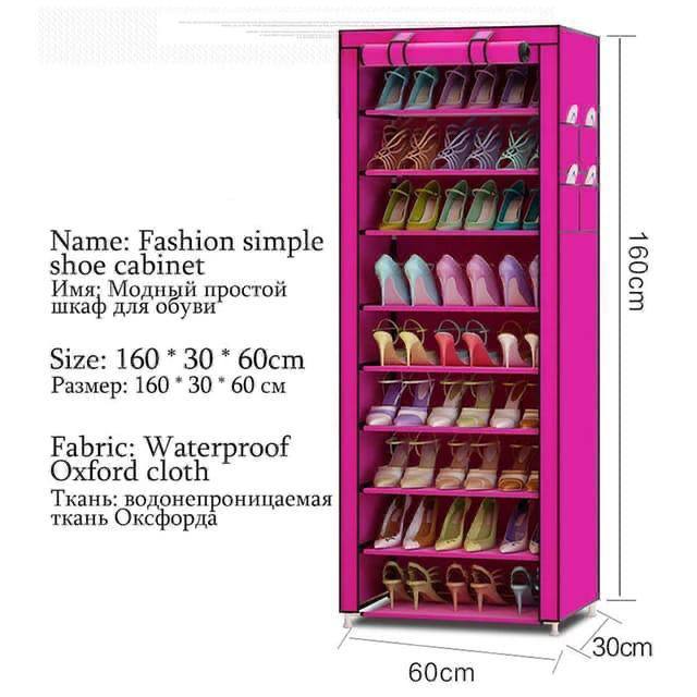 9 LAYER SHOE RACK WITH COVER AVAILABLE