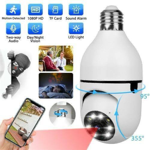 WIFI PANORAMA BULB TYPE 360° ROTATING CAMERA