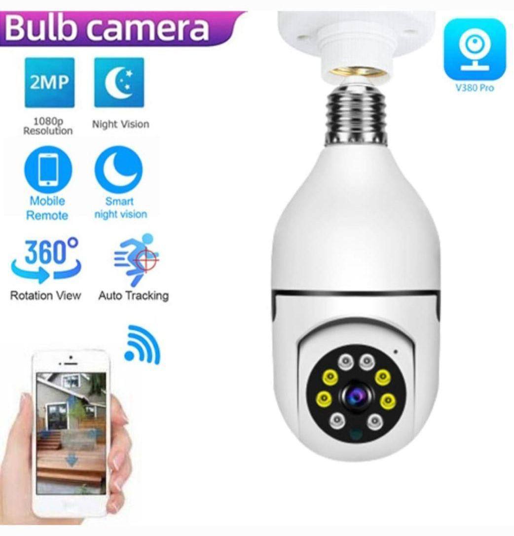 WIFI PANORAMA BULB TYPE 360° ROTATING CAMERA AVAILABLE