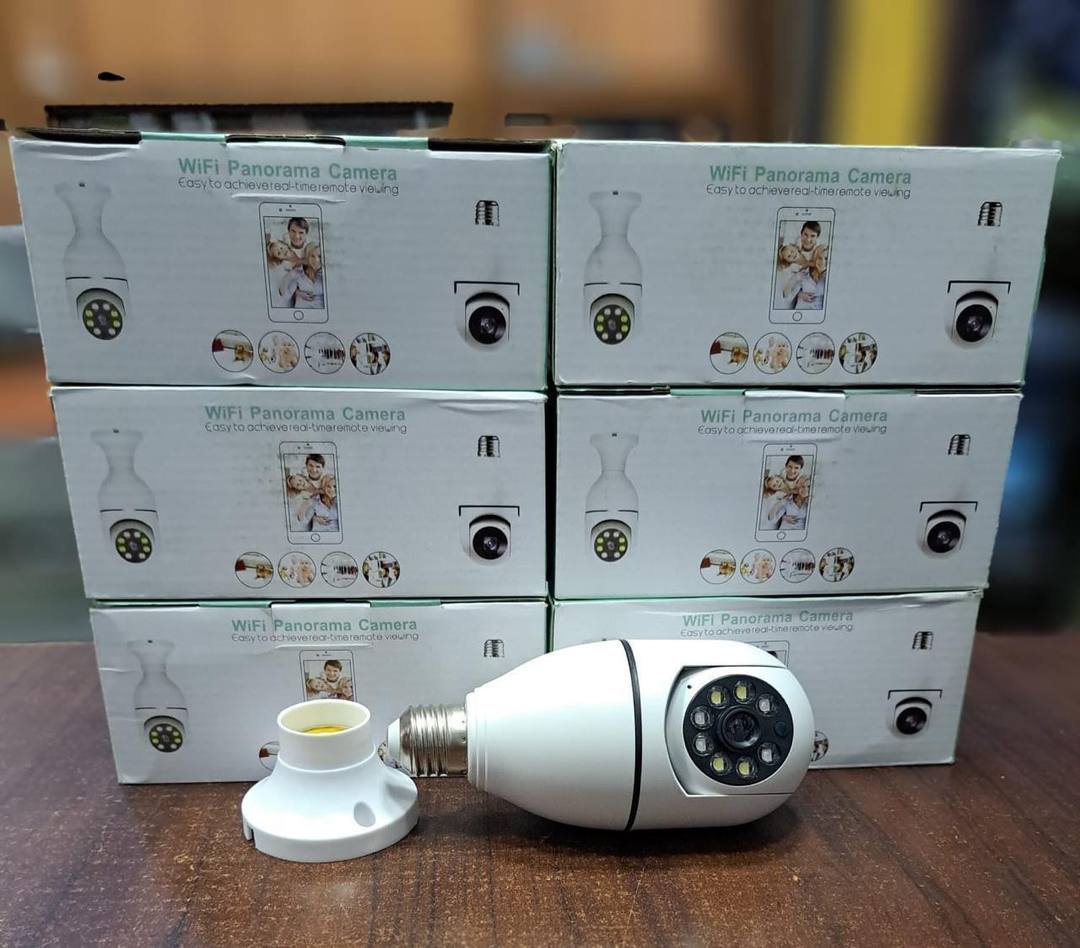 WIFI PANORAMA BULB TYPE 360° ROTATING CAMERA FOR SALE