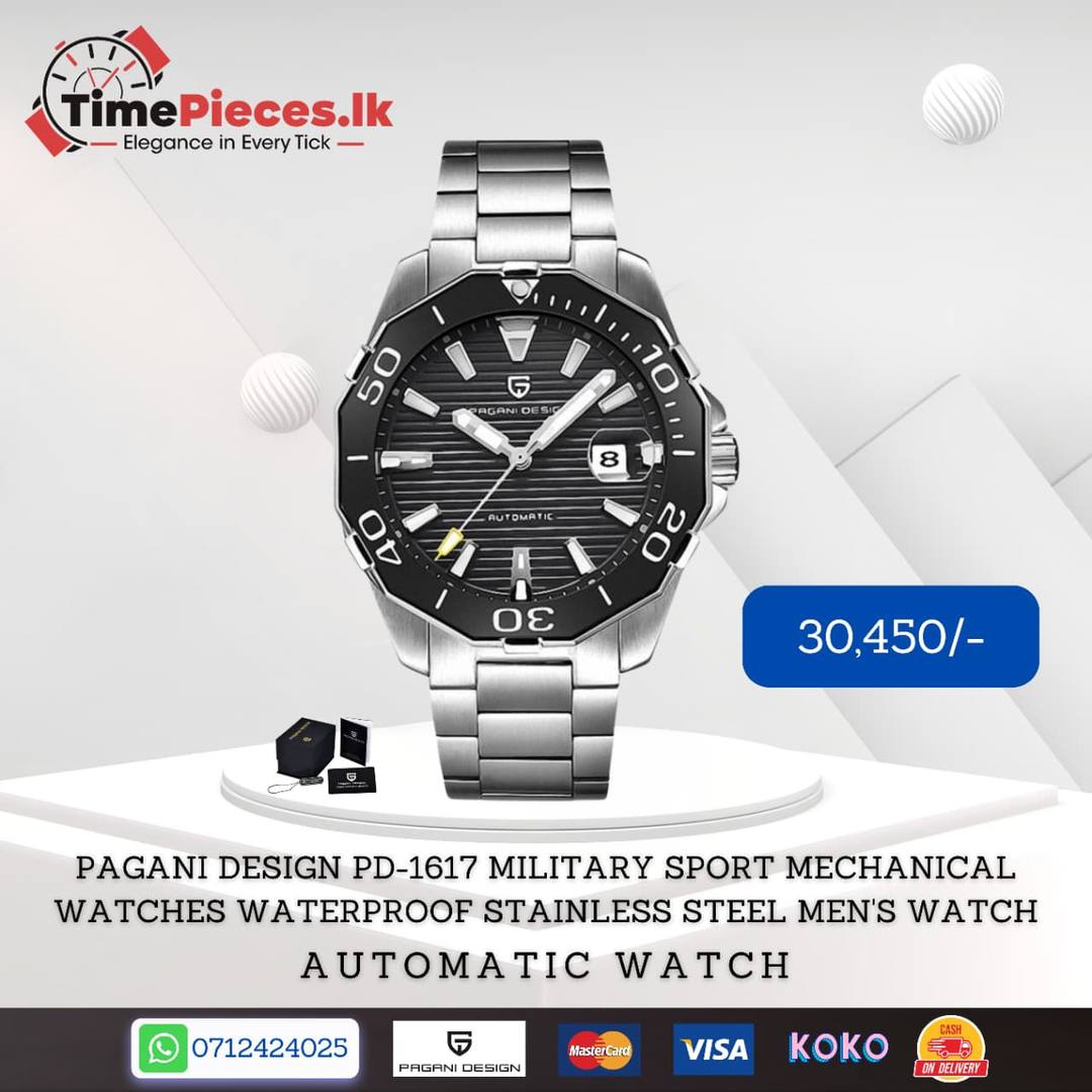 PAGANI DESIGN PD-1617 MILITARY SPORT MECHANICAL WATCHES WATERPROOF