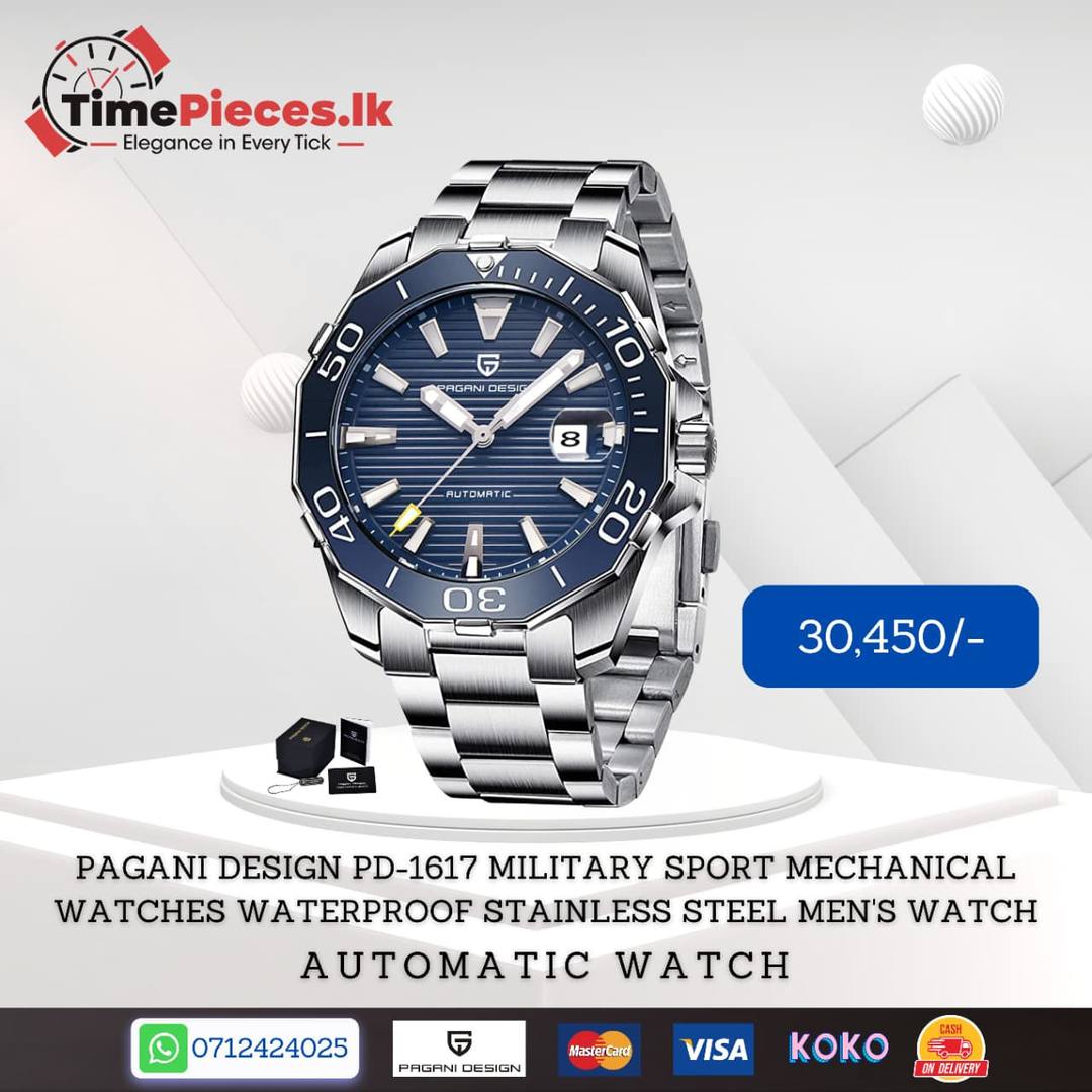 PAGANI DESIGN PD-1617 MILITARY STAINLESS STEEL WATCHES