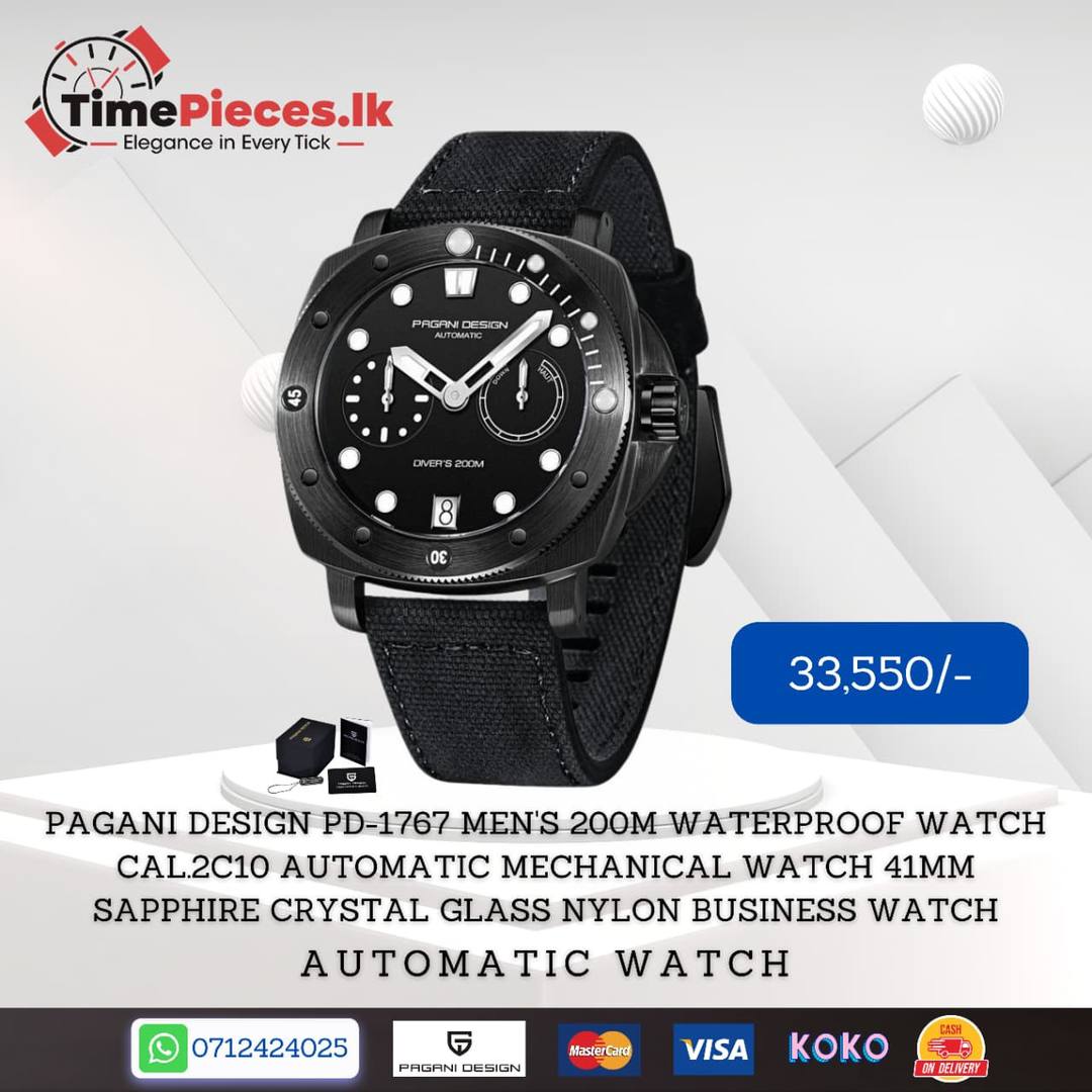 PAGANI DESIGN PD-1767 MEN'S 200M WATERPROOF WATCH