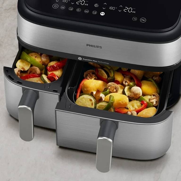 PHILIPS 5000 SERIES DUAL BASKET AIRFRYER - NA555/09