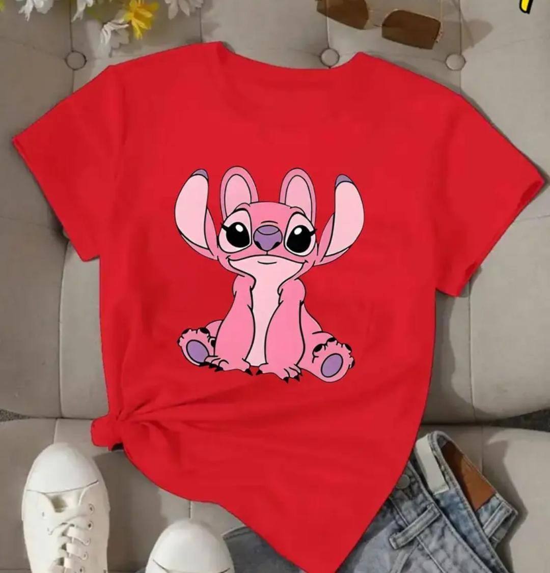 T-SHIRTS WITH STITCH PRINT
