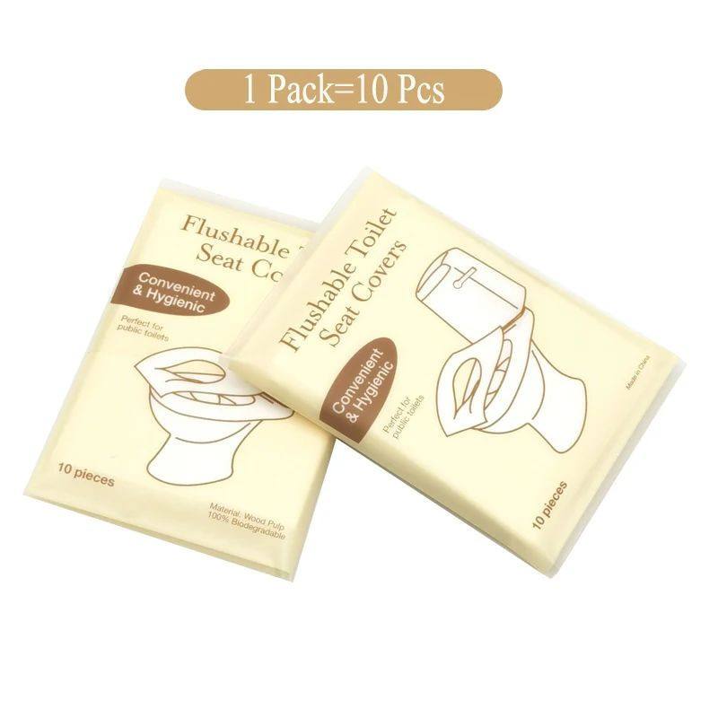 FLUSHABLE TOILET SEAT COVER