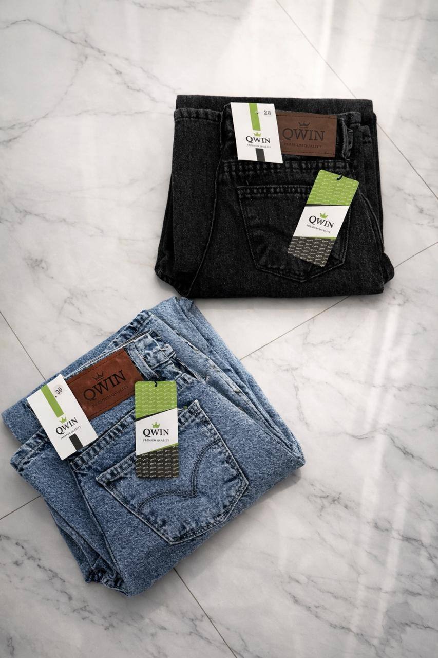 LADIES ACID WASH BIG-FOLD DENIM AVAILABLE