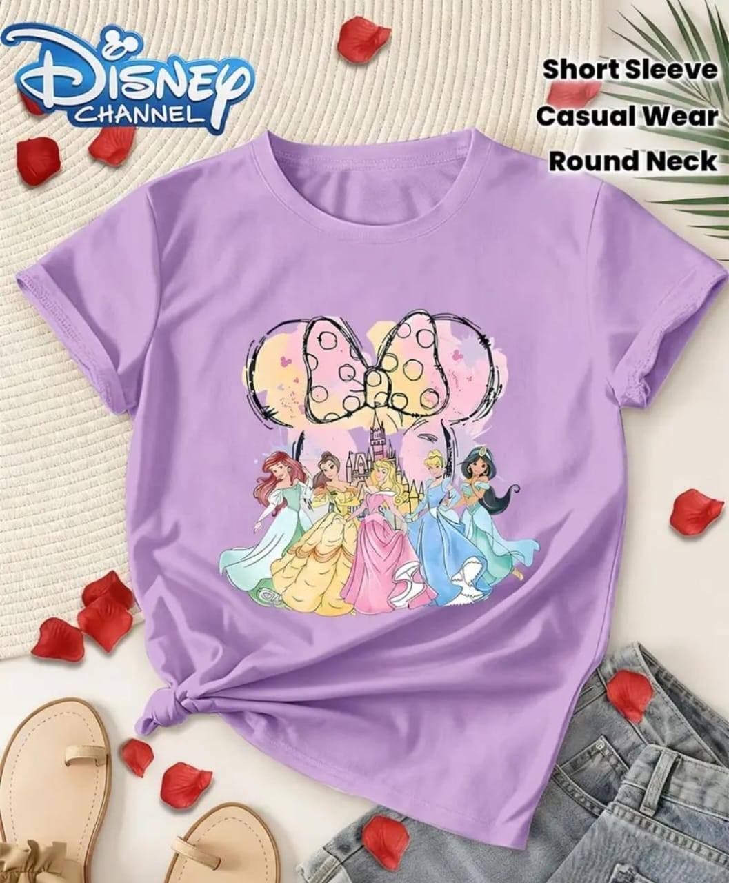 SHORT SLEEV CASUAL T SHIRT ROUND NECK