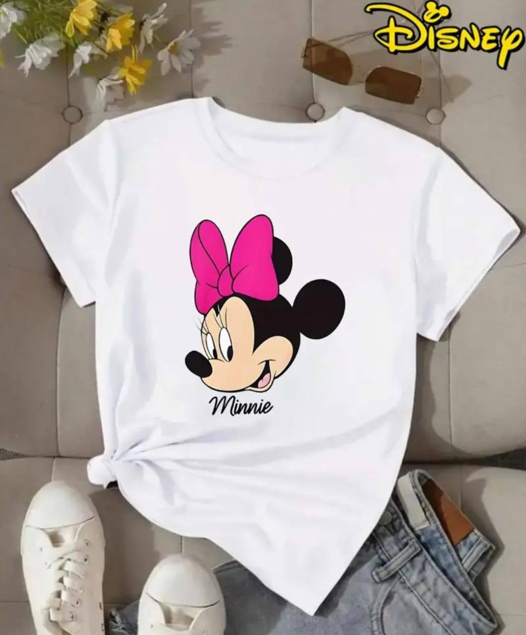 WHITE COLOR T SHIRT WITH LADIES