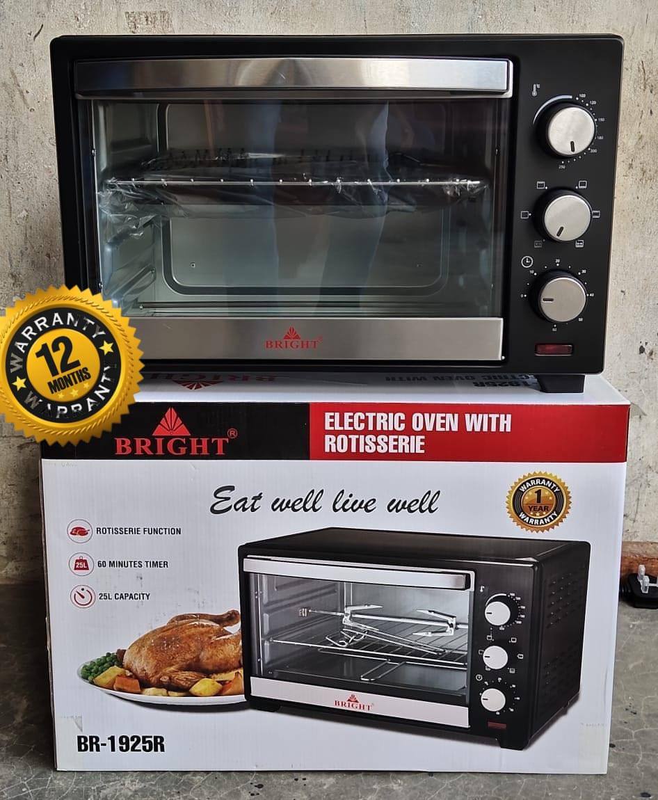 BRIGHT ELECTRIC OVEN WITH ROTISSERIE