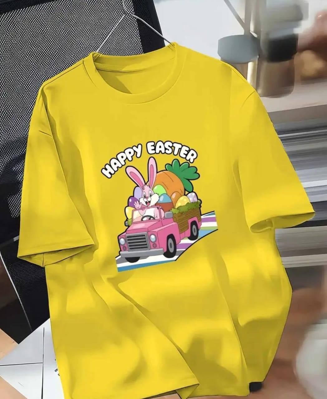 YELOW TEE WITH LADIES