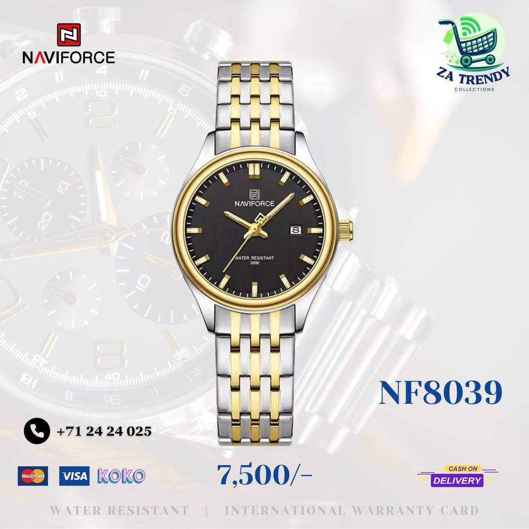 NAVIFORCE LADIES WATCHES – GOLD & SILVER