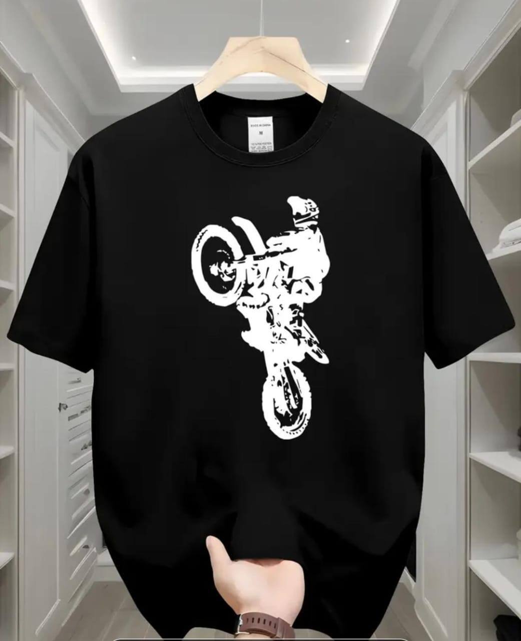 BIKE RIDE PRINT TEE FOR SALE