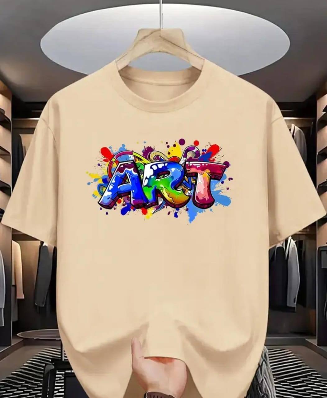 ART PRINT TEE WITH GENTS
