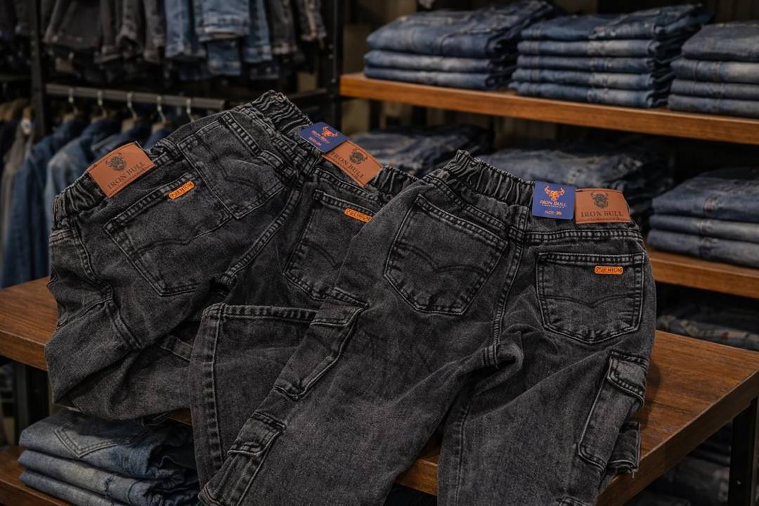 ACID WASH ELASTIC 8 POCKET CARGO