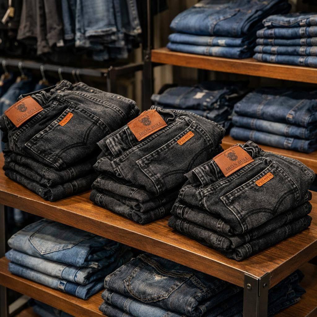 ACID WASH ELASTIC 8 POCKET CARGO