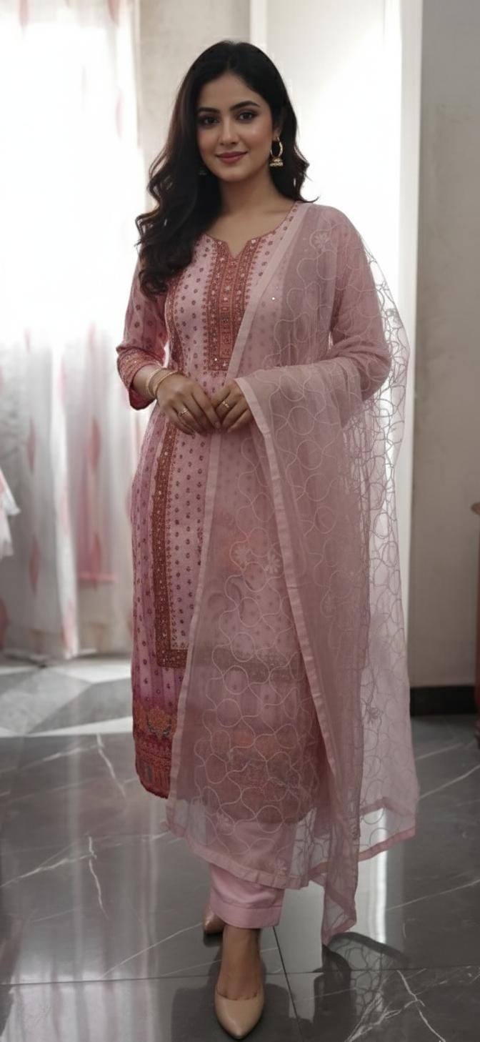 COTTON HAKOBA SHALWAR MATERIAL SET