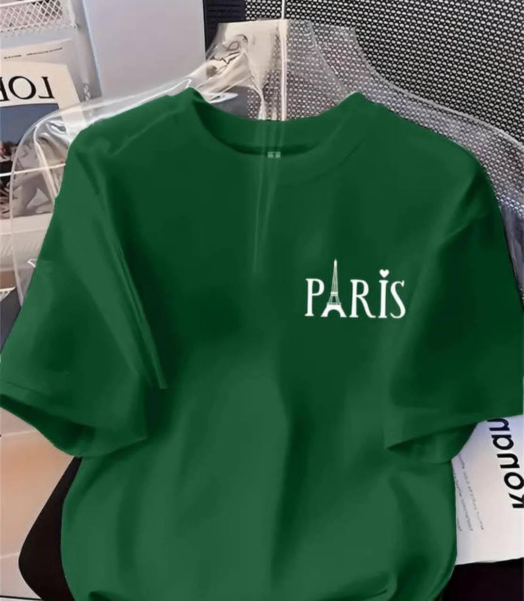 POCKET SIZE MINI PRINT T SHIRTS PARIS DESIGN