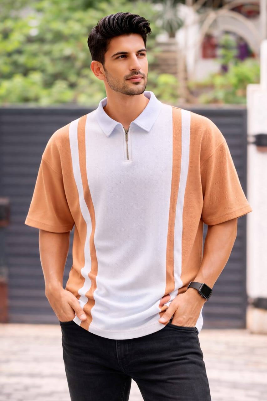 TWO TONE BAGGY T-SHIRT