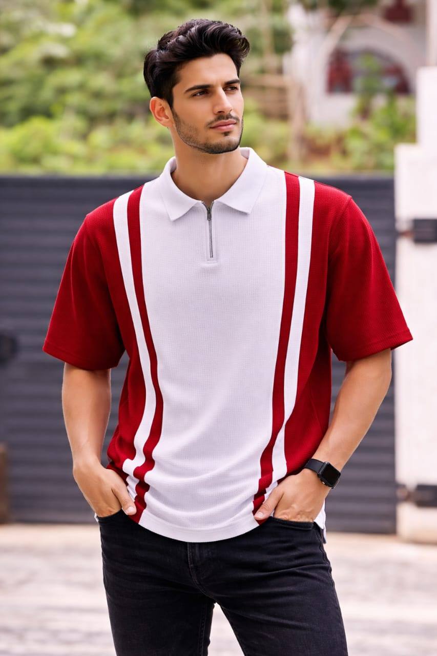 TWO TONE BAGGY T-SHIRT