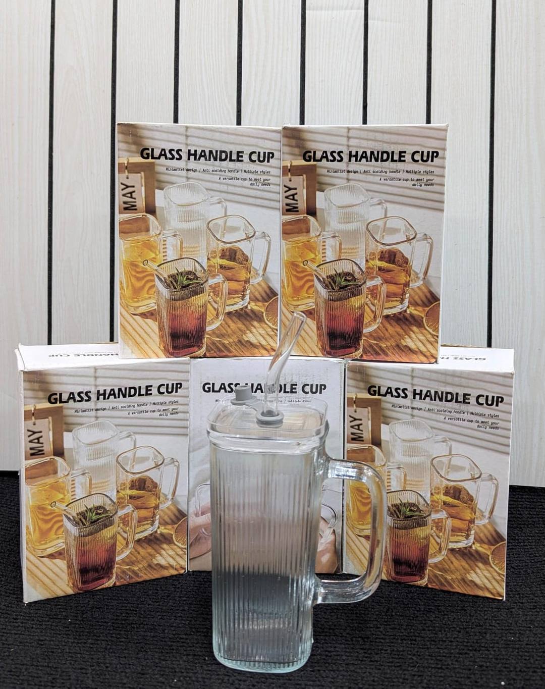 STRAW WITH JUICE GLASS MUG AVAILABLE