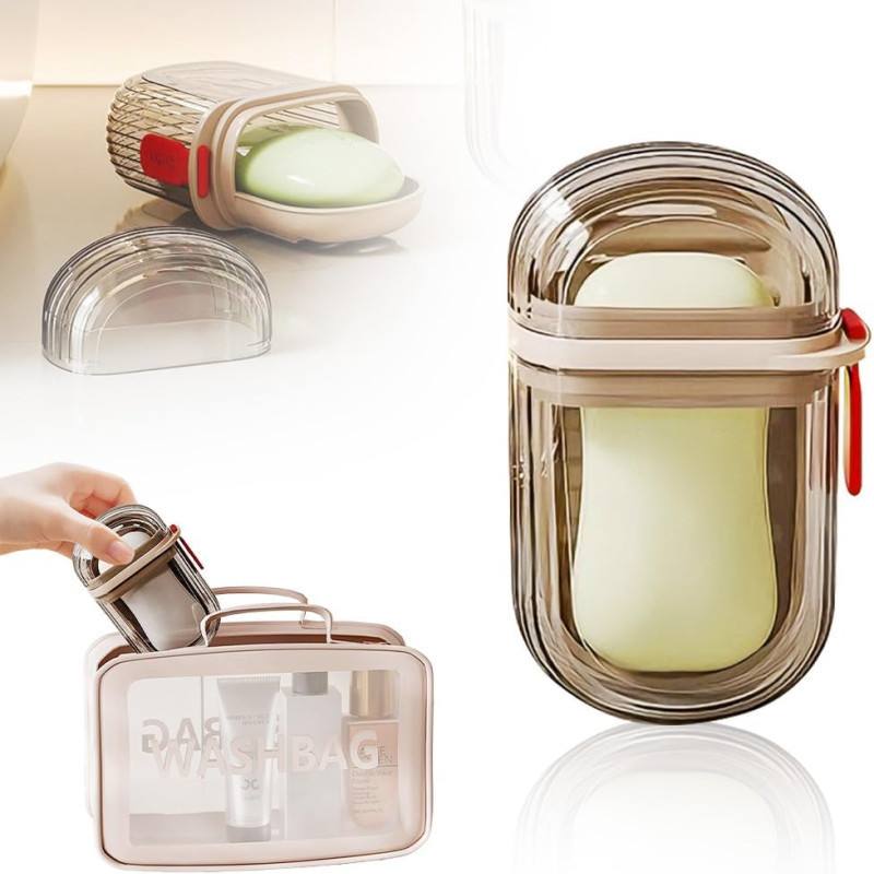BIG SIZE TRAVEL SOAP CASE WITH SAFETY BOX