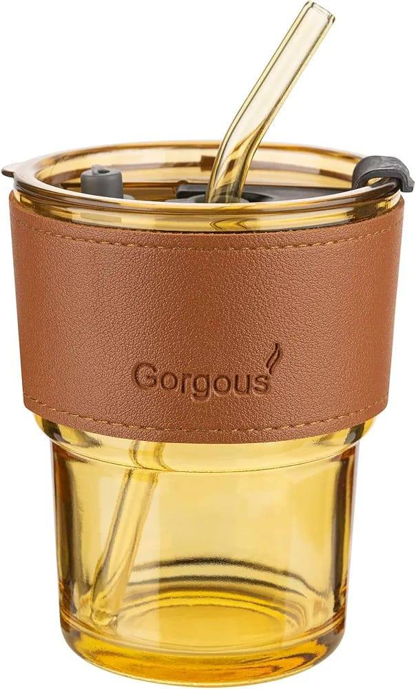 GORGEOUS CUP WITH STRAW
