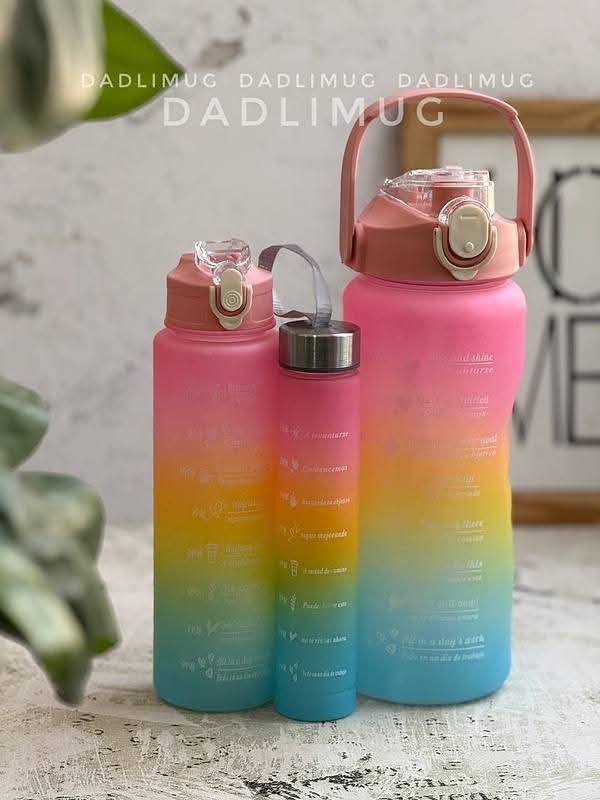 3 IN 1 A GRADE WATER BOTTLE SET