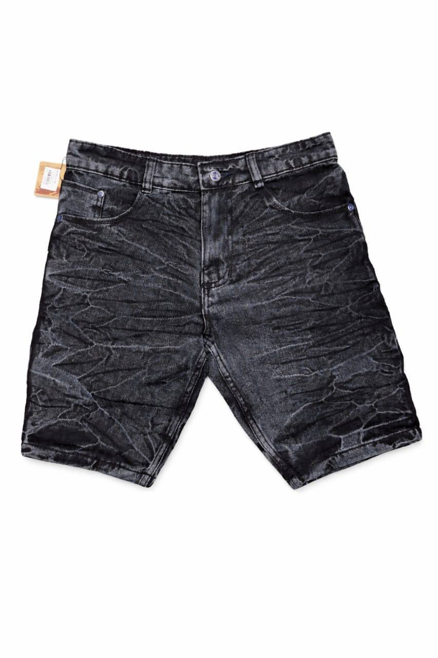 ACID WASH DENIM SHORTS